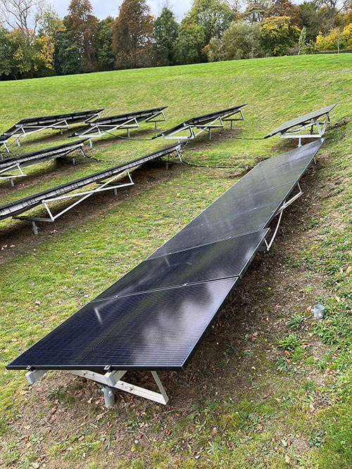 Ground mounted solar array